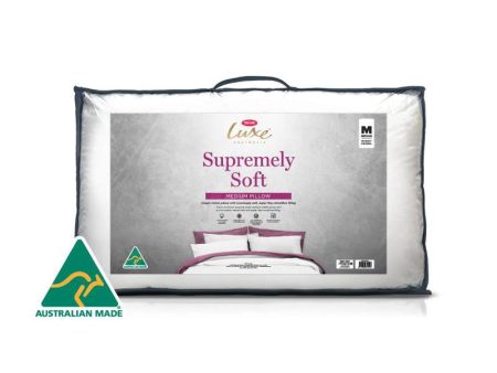 Luxe Supremely Soft MEDIUM Pillow by TONTINE Hot on Sale