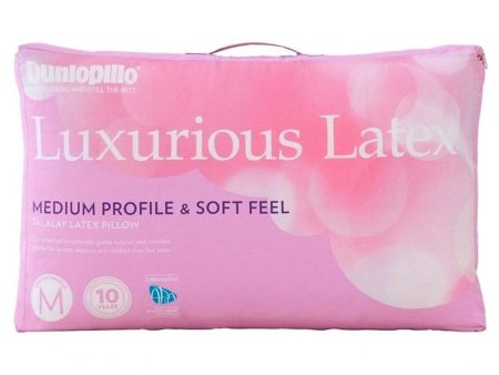 Dunlopillo Luxurious Latex Medium Profile & Soft Feel Pillow For Sale