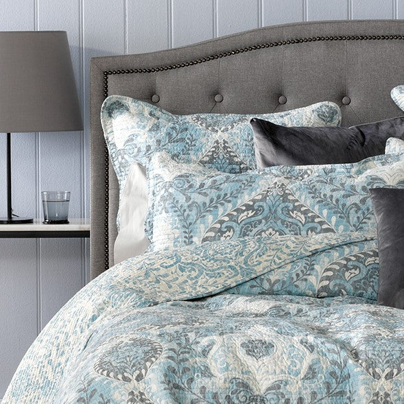 Braidwood Blue Bedspread Set by Bianca For Sale