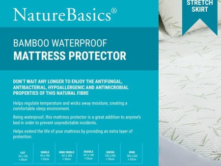 Alastair s Nature s Basics Bamboo Waterproof Mattress Protector For Discount