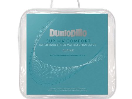 Dunlopillo Supima Comfort Waterproof Fitted Mattress Protector SINGLE Supply