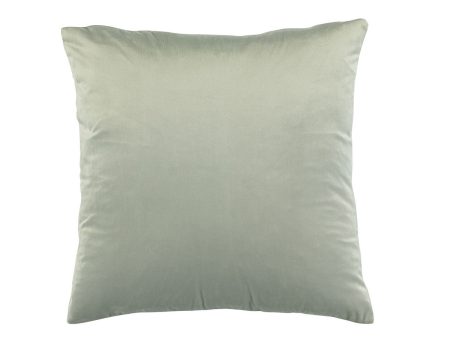 Vivid Velvet 43x43cm Filled Cushion Grey by Bianca For Sale