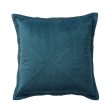 Dynasty Teal Square Cushion 43 x 43cm by Bianca Online