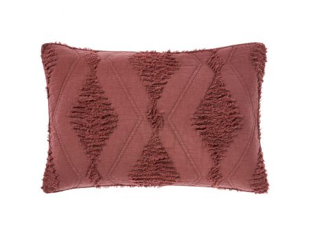 Piero Rhubarb Pillow Sham Set by Linen House Fashion