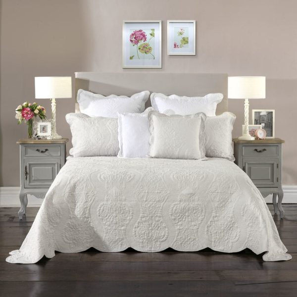 Candace Silver Bedspread Set by Bianca Sale