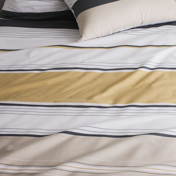 Perryn Flax Quilt Cover SET by Sheridan on Sale