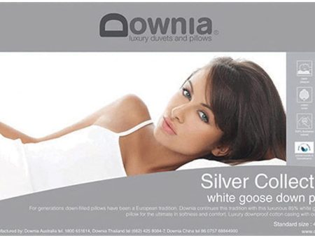 Downia Silver Collection White Goose Down Pillow Supply