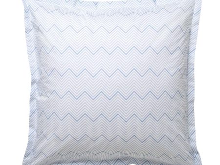 Marley Navy European Pillowcase by Logan and Mason Online