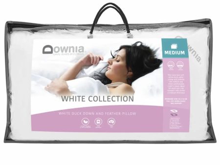 Downia White Collection Duck Down Pillow Cheap