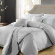 Celeste Powder Blue Quilt Cover Set by Perle For Cheap