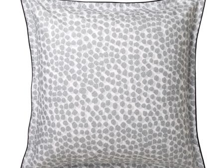 Bahama Silver European Pillowcase by Logan and Mason Platinum Fashion