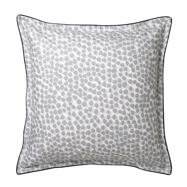 Bahama Silver European Pillowcase by Logan and Mason Platinum Fashion