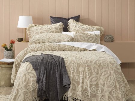 Sheba Taupe Bedspread Set by Bianca Double Size Supply