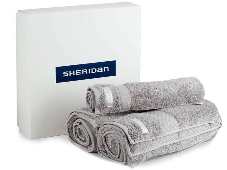 Luxury Egyptian Towel Gift Set by Sheridan SILVER Discount