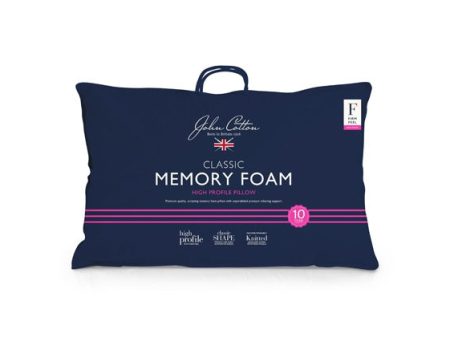 John Cotton Classic High Profile Memory Foam Pillow Supply