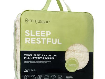 MiniJumbuk Sleep Restful Wool Mattress Topper Hot on Sale