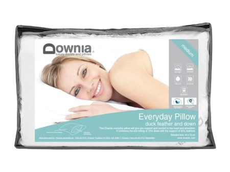 Downia Everyday Collection Duck Feather & Down Standard Medium Pillow Sale