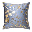 Spritz Square Cushion Blue by Logan and Mason Cheap