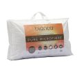 Relax Right 1000gm Pure Microfibre Fill Medium Profile Pillow by Bianca Fashion