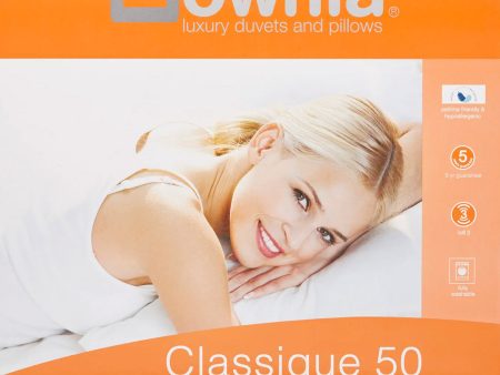 Classique 50 White Duck Down & Feather Quilt by Downia Online Hot Sale