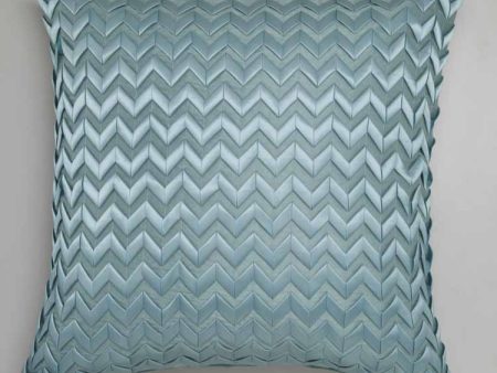 Chevron Spa European Pillowcase by Logan & Mason Ultima Hot on Sale