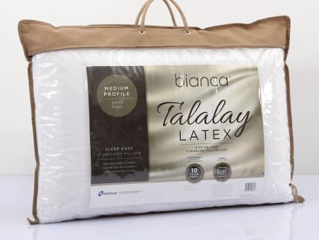 Sleep Easy Talalay Latex Pillow - Medium- Soft Profile by Bianca Hot on Sale