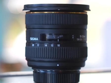 Sigma EX 10-20mm D f4-5.6 DC HSM for Nikon F For Sale