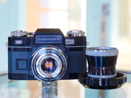 Zeiss Ikon Contaflex S with 50mm f2.8 and 35mm f3.2 Online Hot Sale