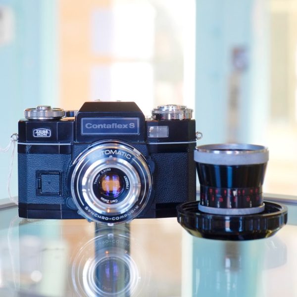 Zeiss Ikon Contaflex S with 50mm f2.8 and 35mm f3.2 Online Hot Sale