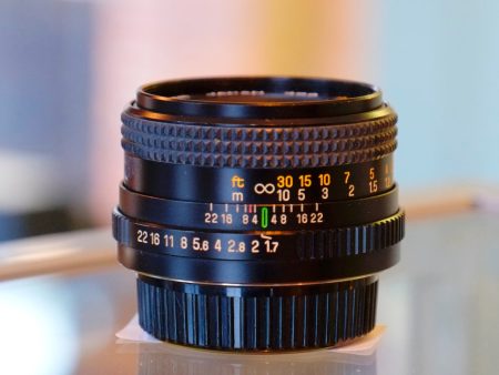 Auto Chinon 50mm f1.7 Multi-Coated for Pentax K Discount