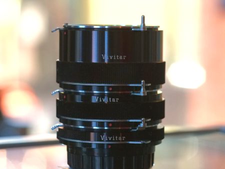 Vivitar extension tube set for Nikon F on Sale