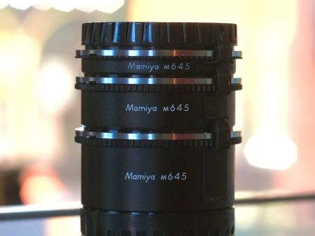 Mamiya Auto-Ext Ring Set (No. 1, 2, and 3) on Sale