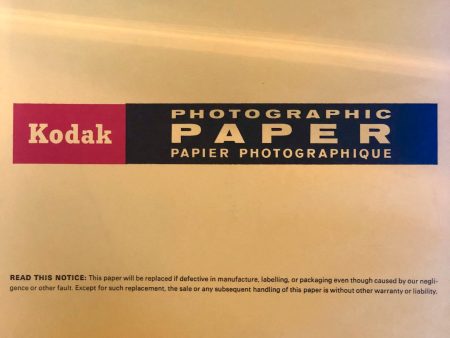 Kodak Double Weight Ektalure G 11x14 (expired March 1975) Online