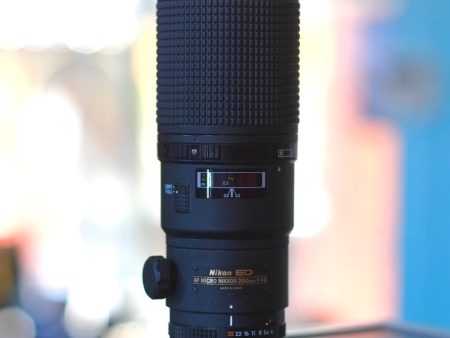 Nikon 200mm f4D AF Micro-Nikkor For Sale